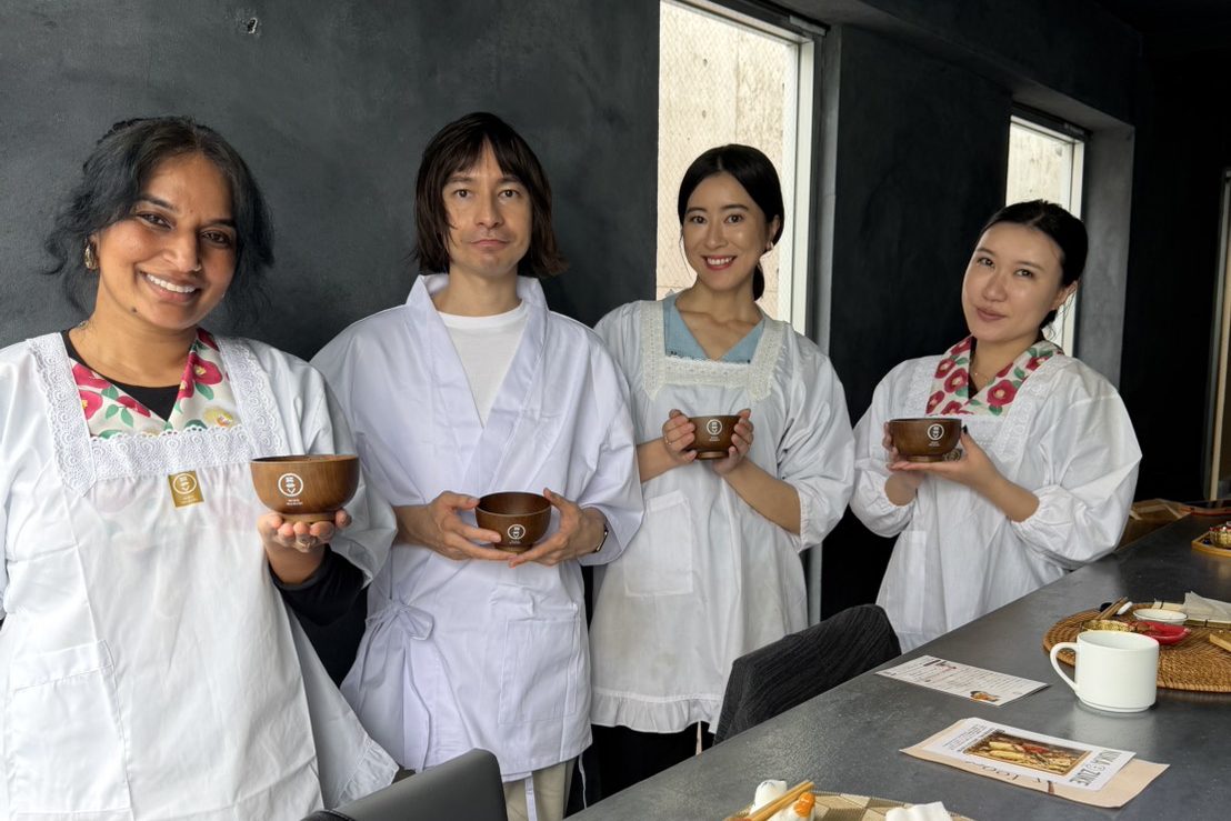 原宿の日本の朝ごはん料理教室 JAPANESE BREAKFAST LESSON の参加者